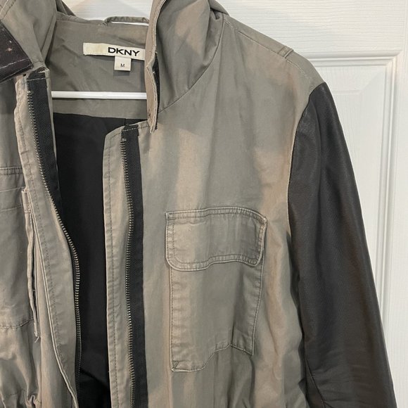 DKNY Rain Jacket Green - Picture 2 of 5